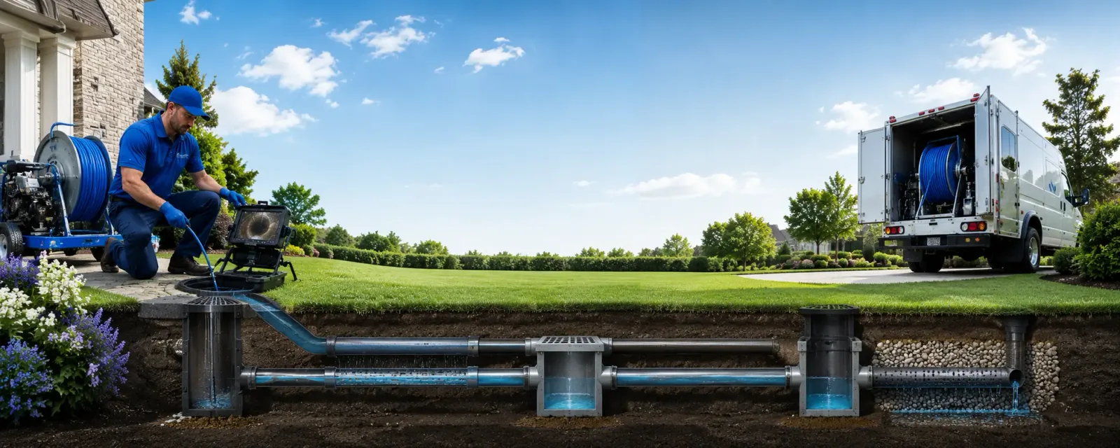 Outdoor drain cleaning information for Mayetta, KS